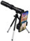 4K 10–300 x 40 mm Super-Telezoom-Monokular-Teleskop mit Smartphone-Halterung, Stativ, beschlagsicher, wasserdicht, Militär-Teleskop für Vogelbeobachtung, Reisen, Wandern, Camping (Monokula + Stativ)