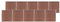 NITCA WPC Zaun-Set 10 Elemente WPC Sichtschutzzaun Windschutz 1737x186 cm Zaunelement Set Braun WPC Sichtschutzzaun Komplettset WPC Sichtschutzzaun Windschutz, Zaun Gartenzaun