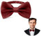 enithElite Fliege Herren,Fliege,Fliegen Für Herren,Fliege Weinrot,Hochzeitsfliege,Fliege Bordeaux,Fliege Rot/Rote Fliege,Einstecktuch Rot,Weihnachtsfliege,Klassische Einfarbig Fliegen für Männer