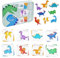 Cuackamily Memory Matching Game, Wooden Dinosaur Puzzles Toys Memory Matching Picture Snap Pairs Game for Toddlers, Montessori Educational Learning Toys, Birthday Gifts for 1 2 3+ Year Old Girls Boys