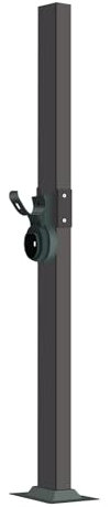 DAOLAR Wallbox Standfuß, Universeller Wallbox Halterung für Ladestationen für Elektrofahrzeuge mit Ladekabel Halterung - 145,5CM