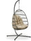 Garden Store Direct Single or Double Folding Hanging Cocoon Egg Chair Swing Seat - Indoor or Outdoor - Perfect for Patio, Garden Deck or Balcony (Single Cocoon)