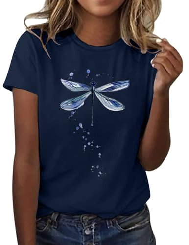 Generico Offerte Oggi Bluse Donna Eleganti Pizzo Maglietta Donna Oversize Manica Corta Top Sottogiacca Donna Elegante Maglia per Correre Donna Camicia Donna Elegante Rosa Antico Open Box Deals