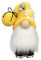 BEAHING Bee Day Gnome Bumble Bee Faceless Doll Plush Dwarf Elf Ornament Decoration for Farmhouse Spring Desktop Style1 Bee Day Gnome