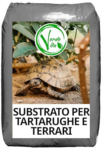 Substrato per Tartarughe da Terra - Substrato specifico per Terra e Terrari - Terriccio per Tartarughe - 20 L