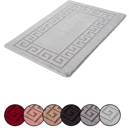 ZIYA HOMES Doormat 40x60cm Machine Washable Door Mat Soft Dirt Trapper Door Mat, Super Absorbent Entrance Rug, Non-slip Floor Mats For Inside, Front Back Door, Pets and Dogs