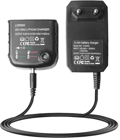 SPORWAY Chargeur 18V/20V Compatible avec Noir et Decker : 18V/20V Chargeur Li-ion BL2018 BL2018-XJ BL1518 LBXR20-OPE LBXR20 LBX20 LBX20 LBX20 LBX4020 LBXR2020-OPE BL1514 LBX20202 0-OPE BL1514