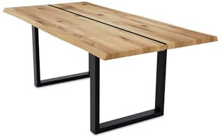 58 aufm Kessel Esstisch Dannie 4 200x78x100 Esszimmertisch Massivholz Wildeiche