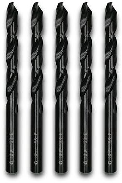 DelitonGude 10.5 mm HSS M35 Cobalt Twist Drill Bit High Speed Steel Set 5 Suitable for Steels, Cast Iron and Other Metals (10.5 mm)