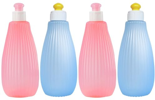 Travel Bidet, 4-Pack Bidet Portable Handheld, 350ml/12oz Travel with 2 Spray Modes, Reusable Personal Sprayer for On-The-Go Cleansing