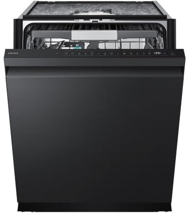 Samsung DW80H77U3UFU1 Geschirrspüler, Unterbaufähig | Leise & Energieeffiziente Spülmaschine, 60 cm, Besteckschublade, AI Wash, SmartThings, Sensortüröffnung, 14 Maßgedecke
