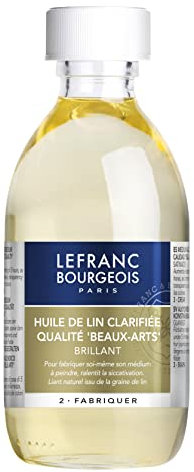 Lefranc Bourgeois Solvente e Oli per Pittura a Olio Colori, Additivo, 250 ml (Confezione da 1), 250 unità