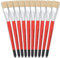 Tristar Série 308 Lot de 10 Brosses plates en soie de porc n°20 Rouge