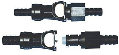 in Line Valved Fuel Line Quick Link Coupler for Carbed Motorcycles (1pc) (6mm)