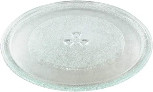 Paxanpax PSA003 - Plato giratorio de cristal para microondas con 3 fijadores, 255 mm