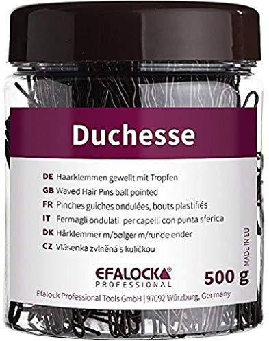 Efalock Professional Duchesse Haarklemmen, 5 cm, 500 g, braun, 1er Pack, (1x 0,5 kg)