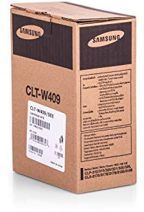Original Resttonerbehälter passend für Samsung CLP-320 N Samsung W409 CLTW409 CLT-W409 CLTW409SEE - Premium Tonerbehälter - Farblos - 10000 Seiten