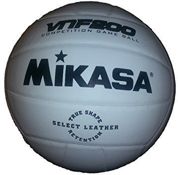 Mikasa VNF200 Volleyball aus echtem Leder (offizielle Größe)