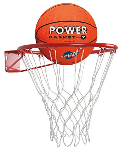 Sport-Tec Basketball Set inkl. Basketballkorb Basketball Basketballnetz und Basketballring