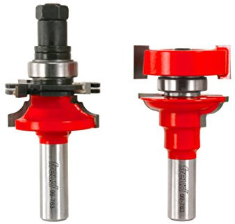Freud: 3,8 cm (Durchmesser) Premier verstellbare Schiene und Stile Bit – runde Perle mit 2 Fluten aus Wolframcarbid
