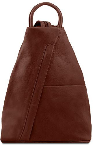 Tuscany Leather Shanghai Rucksack Tropfendesign aus weichem Leder