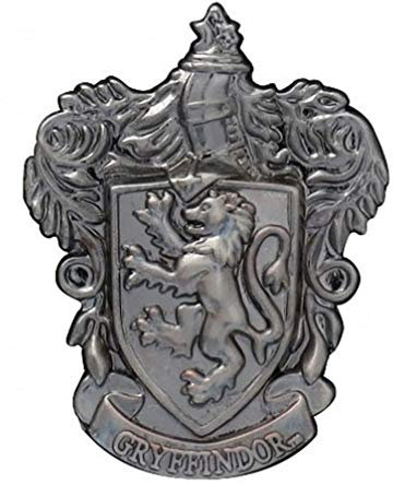 HARRY POTTER Gryffondor Pin's couleur argent