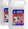 2x Evans High Class Perfumed Neutral Hard Surface Cleaner 5LTR Bottle