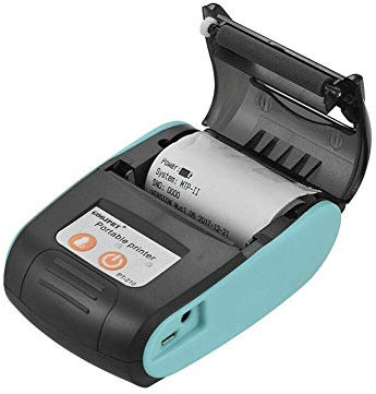 Impresora térmica de Recibos, Impresora Mini USB/Bluetooth de 58mm, Impresora POS portátil para restaurantes, supermercados, Compatible con Android/iOS/Windows