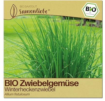Samenliebe BIO Winterheckenzwiebel Samen | Winterzwiebel - winterhart & mehrjährig - samenfestes BIO Saatgut
