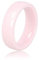 My Bendel Unzerbrechlicher Keramikring rosa 6 mm- Keramikring für Frauen - Ring ist unzerbrechlich und verfärbt sich nicht - Bleibt glänzend und krazt nicht - mit Luxuriösen Geschenkverpackung