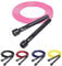 YSCARE Springseil für Fitness, Erwachsene & Kinder - für Boxen, rutschfest und ideal für Fitnes Crossfit, Sport und Freizeit, verstellbare Größe - Speed Rope (Rosa)
