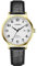SINOBI Klassisches Geschäft Herrenuhren Arabische Ziffern Easy Reader Armbanduhren für Männer mit Kalenderdatum Wasserdicht (Gold-Black-Leather)