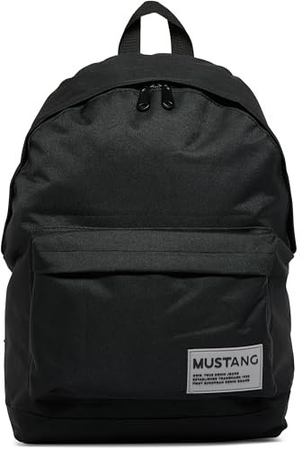 Mustang Unisex-Erwachsene Tucson Backpack Rucksack, Black, 31x13x42cm