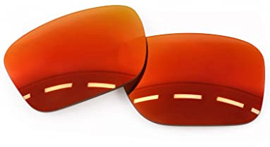 Forobb Polarisierte Ersatzgläser für Oakley Holbrook OO9102 Sonnenbrille – Torch Red – Polycarbonat polarisiert