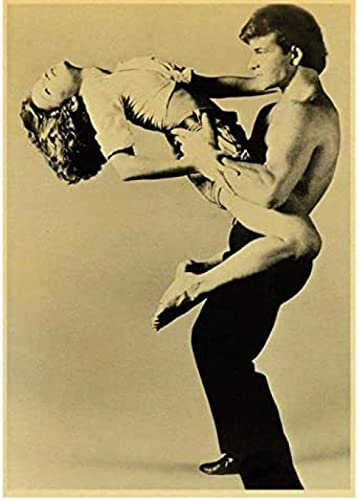 Poster Dirty Dancing Poster, Vintage-Filmposter, Wandkunst, Bilder, Poster Und Drucke, Leinwandgemälde, Heimdekoration 50X70Cm Kein Rahmen