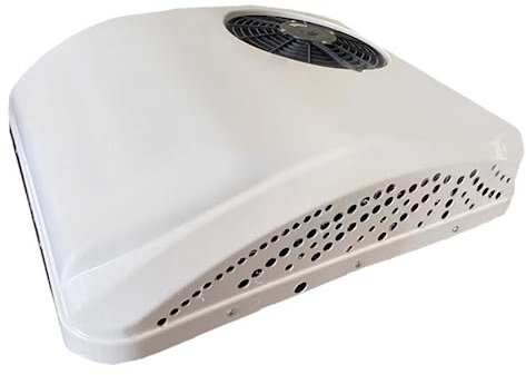 Condizionatore D'aria per Camper 12V/24V CC, Condizionatore D'aria per Tetto Camper 2 in 1 Con Funzioni Raffreddamento E Riscaldamento, Aria Condizionata Da Parcheggio per Auto Camper,12V