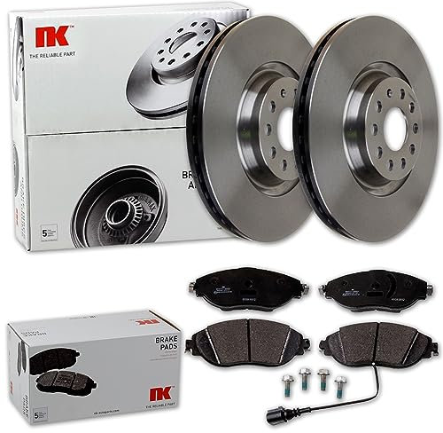 NK Bremsscheiben + Beläge vorne passend für Golf 7 GTI