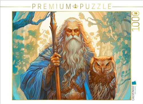CALVENDO Puzzle Keltischer Magier | 1000 Teile Lege-Größe 64 x 48 cm Foto-Puzzle für glückliche Stunden