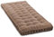 10cm Dickes Bankkissen 2/3 Sitzer,100cm/120cm Baumwolle Bankkissen Sofa Boden Sitzkissen Matratze für Haus Garten Terrasse Schaukel (80x40cm,Braun)