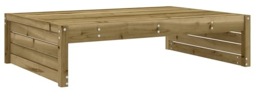 vidaXL Gartenhocker 120x80 cm Kiefernholz Imprägniert