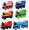Tho-m-as Figuren Spielzeug Cake Topper,6 Stück Teilige Magneteisenbahn,Tho-mas Spielzeugzugmotor,Pull-Back Vehicle Für Thomas,Eisenbahnspielzeug,Tho-mas seine Freunde Für preschool kids 3 Years and Up