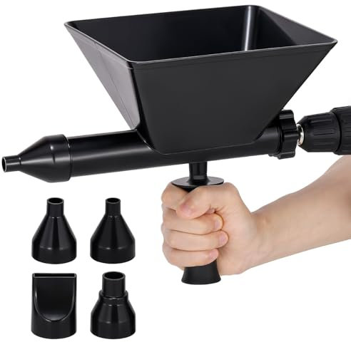 MáQuina Aplicador Lechada Mortero, 4-Boquilla EléCtrica Aplicador Mortero Juntas, PortáTil Cemento Pistola De EléCtrica, Pistola Silicona para Puertas, Ventanas, MamposteríA, Calafateo De Pisos