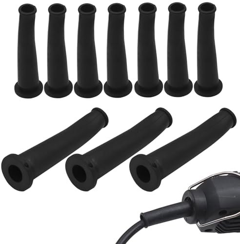 Protectores de cable para amoladoras angulares, funda de goma para cables de 70 x 8 mm, accesorios de protección de cables para taladro eléctrico (10 unidades)