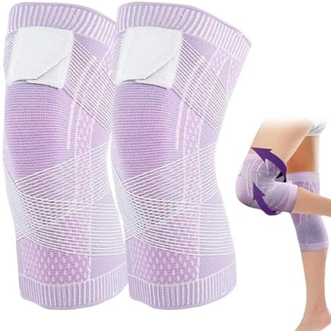 Knee Compression Sleeve,Best Knee Brace, Knee Sleeve, Knee Compression Sleeve for Women and Men,Knee Support Sleeve (Pink,M)
