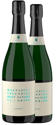 El Grifo Malvasía Brut Nature Lanzarote 75 cl Espumoso blanco (Caja de 2 Botellas de 75 cl)
