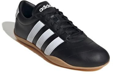 adidas Womens Grand Court Lo, Black/White/Gum, 8 UK