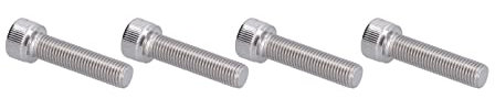 M10X1 25 Schraube M10 1,25 4 Pièces Boulon Hexagonal Vis à Capuchon en Acier Inoxydable A2 1.25Mm Matériel de Fixation à Pas Fin (M10*40)