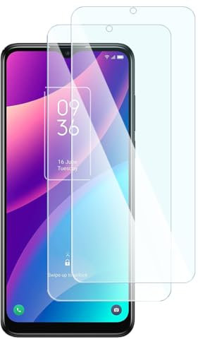 KARYLAX - Pellicola protettiva in vetro flessibile, durezza 9H, antigraffio, compatibile con smartphone TCL 40R 5G (confezione da 2)