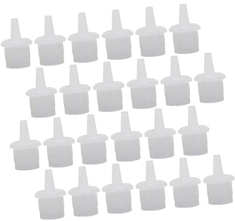 minkissy 100piezas Tapón De Botella De Pegamento Tapones Portátiles Para Pestañas Tapones De Repuesto Para Pestañas Sellador Postizas Uso Salón De Belleza