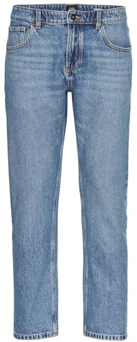 camel active Herren Loose Fit 5-Pocket Denim Blau, menswear-34/34